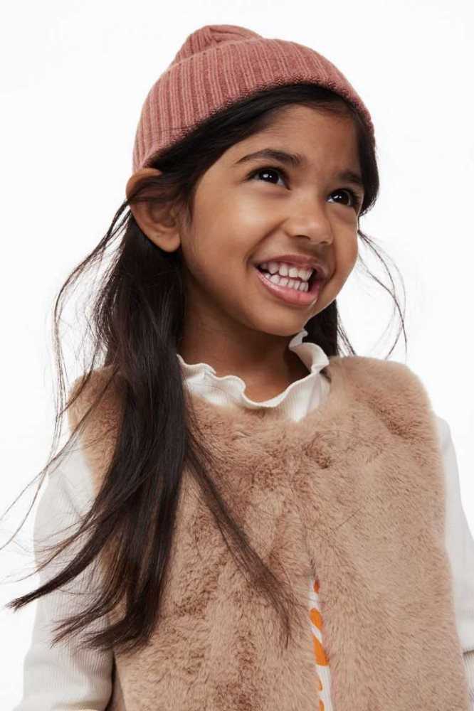 Ropa De Abrigo H&M Fluffy Vest Niños Beige | 512608QOZ