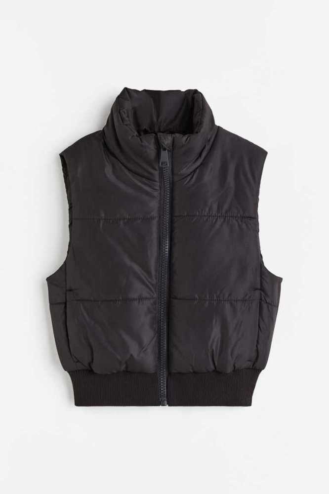 Ropa De Abrigo H&M Puffer Vest Niños Negros | 026138VDW