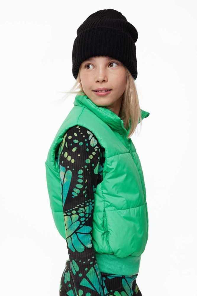 Ropa De Abrigo H&M Puffer Vest Niños Negros | 026138VDW