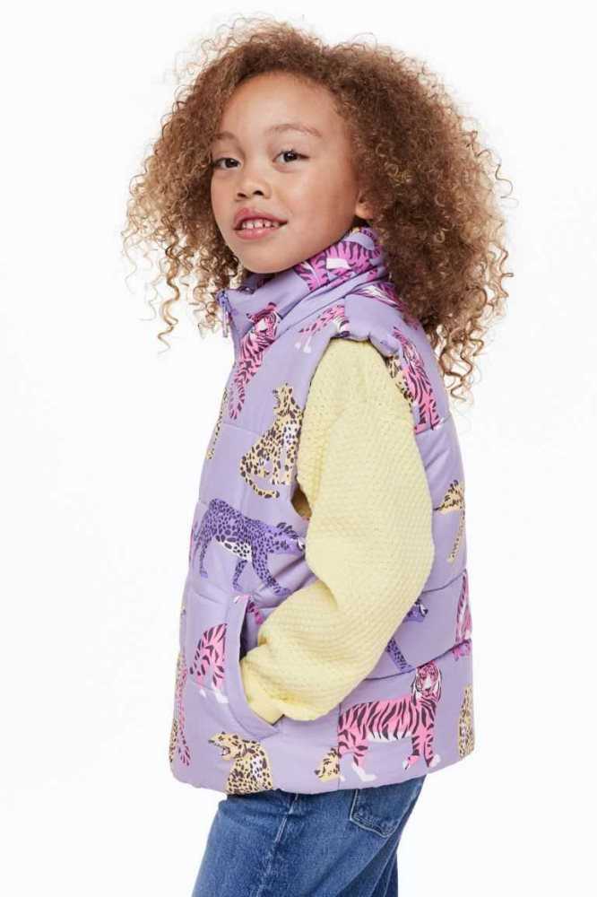 Ropa De Abrigo H&M Puffer Vest Niños Rosas Claro | 326187YEI