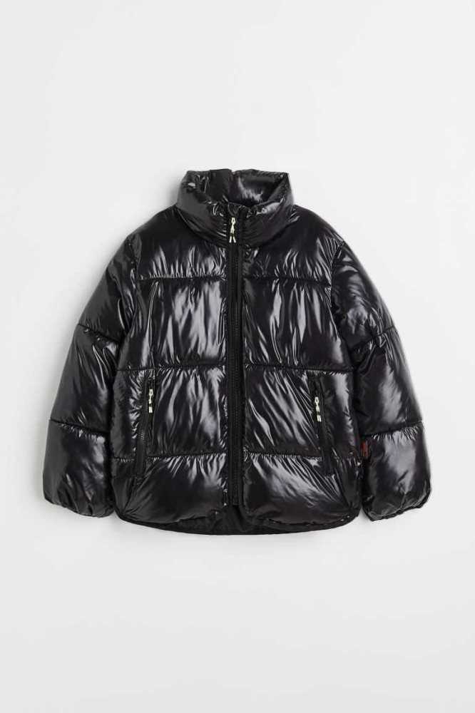 Ropa De Abrigo H&M THERMOLITE Agua-repellent Jacket Niños Negros | 405769TNA