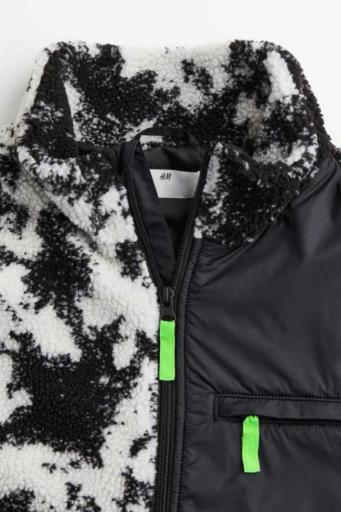 Ropa De Abrigo H&M Teddy jacket Niños Negros | 209635RAK