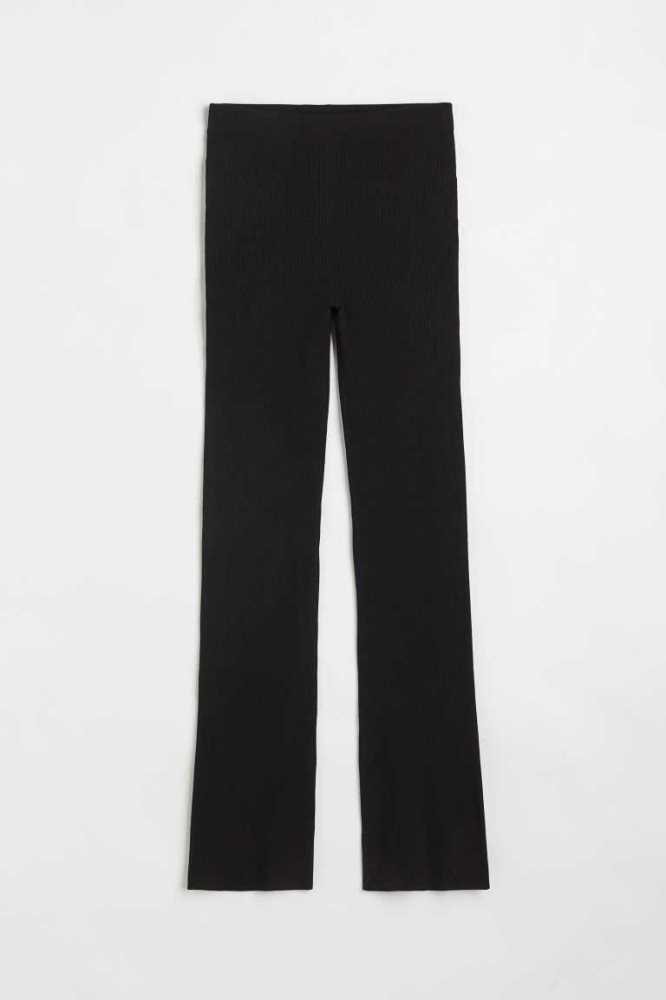 Ropa De Casa H&M Acanalado Flared Pants Mujer Rosas | 023846JMO