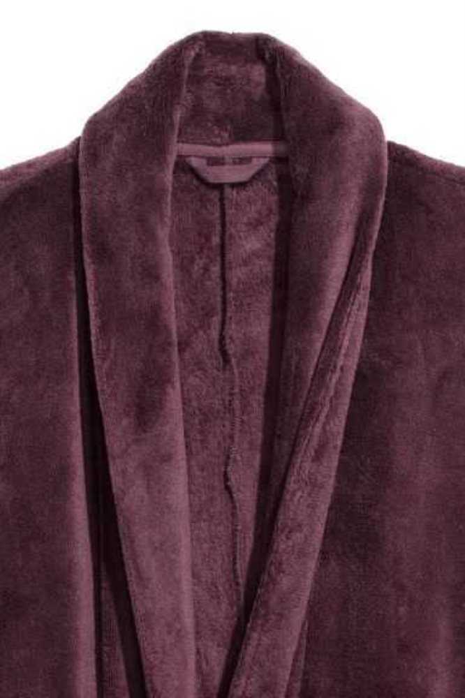 Ropa De Casa H&M Fleece Bathrobe Hombre Azules Oscuro | 490375SAG