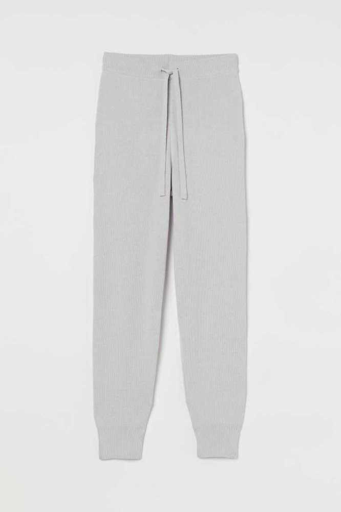 Ropa De Casa H&M Knit Joggers Mujer Grises Oscuro Marrom | 519486VZD