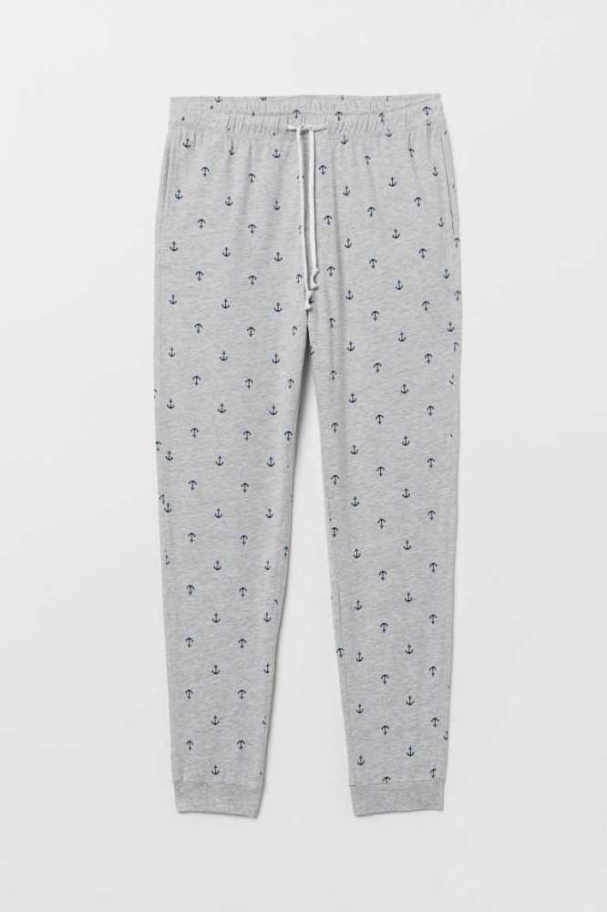 Ropa De Casa H&M Pajama Pants Hombre Azules Oscuro | 690513VAT