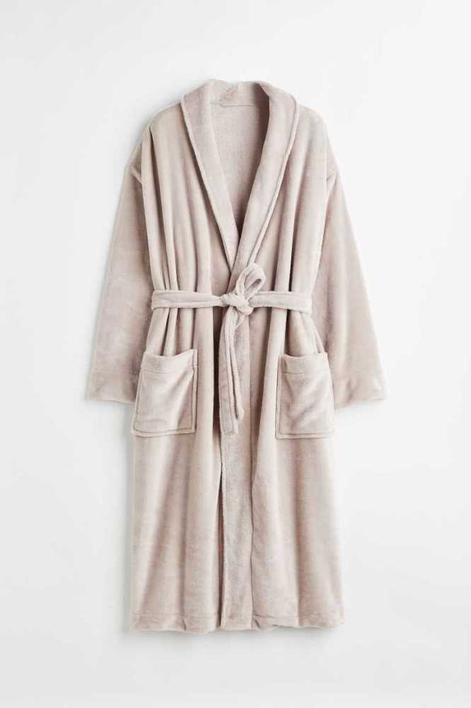 Ropa De Dormir H&M Fleece Bathrobe Mujer Rojos | 134980IDC