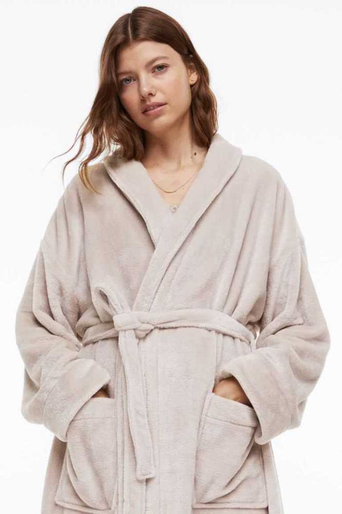 Ropa De Dormir H&M Fleece Bathrobe Mujer Rojos | 134980IDC