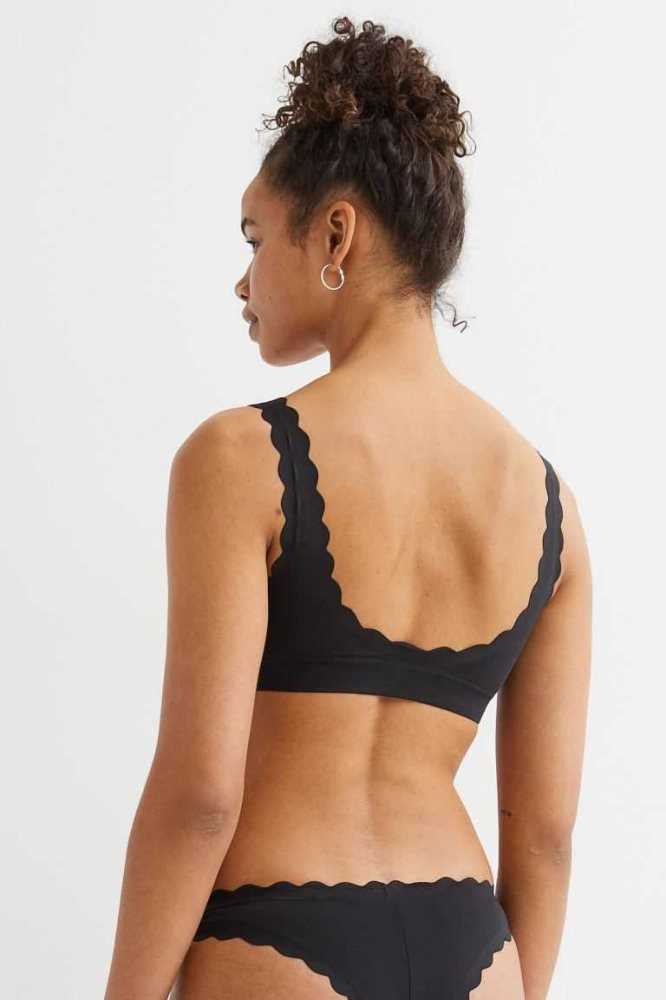 Ropa De Playa H&M Acolchado Bikini Top Mujer Verdes Oscuro | 209571PLR