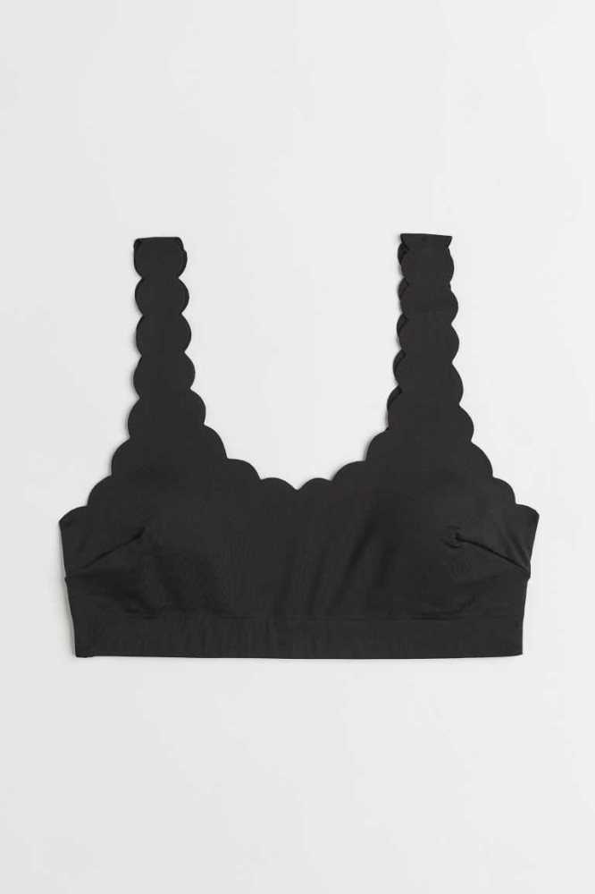 Ropa De Playa H&M Acolchado Bikini Top Mujer Verdes Oscuro | 209571PLR