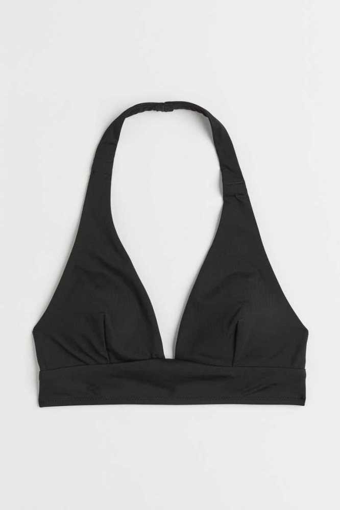 Ropa De Playa H&M Acolchado Bikini Top Mujer Azules Claro | 592718DUG