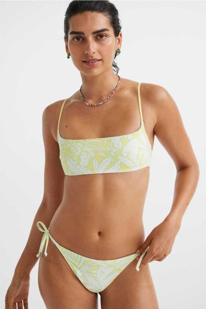 Ropa De Playa H&M Acolchado Bikini Top Mujer Negros | 752183YGD