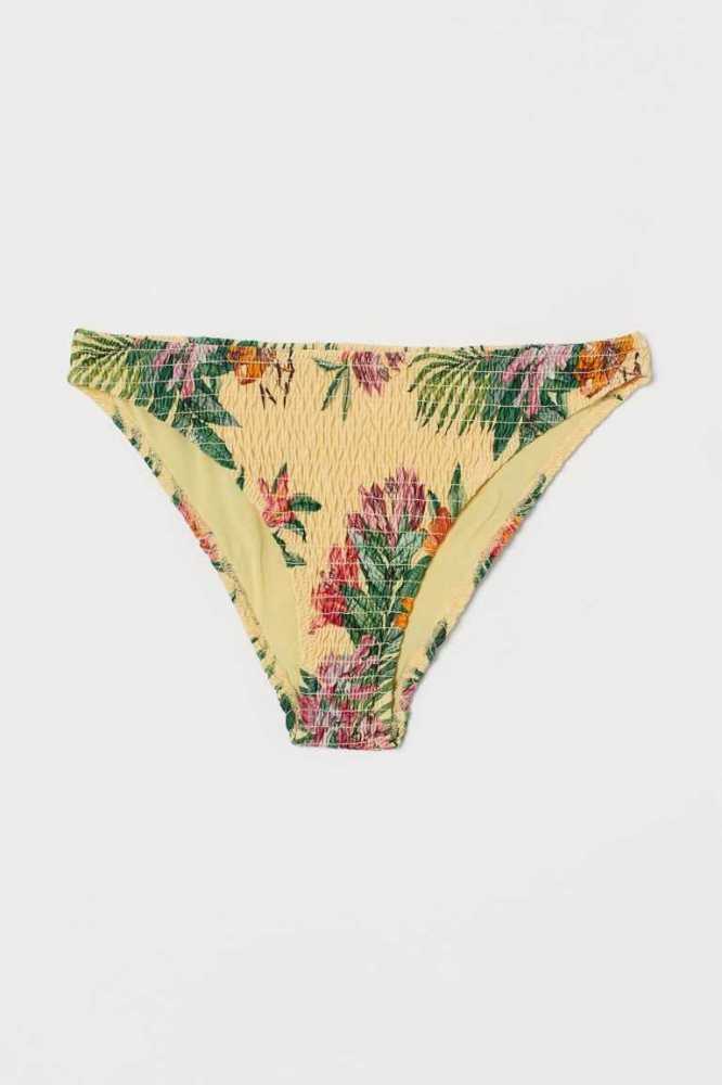 Ropa De Playa H&M Bikini Bottoms Mujer Amarillos | 035712QID