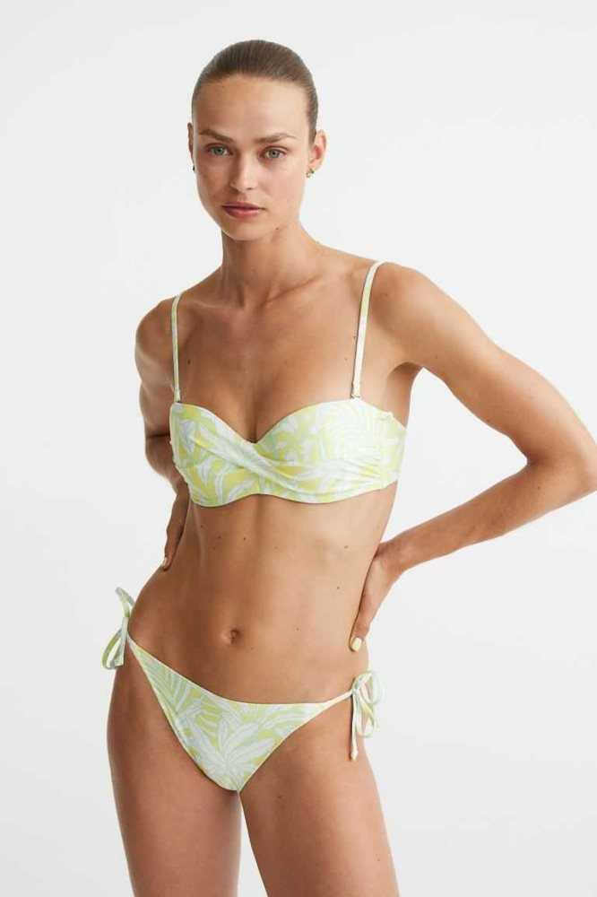 Ropa De Playa H&M Bikini Bottoms Mujer Amarillos | 479380UXP