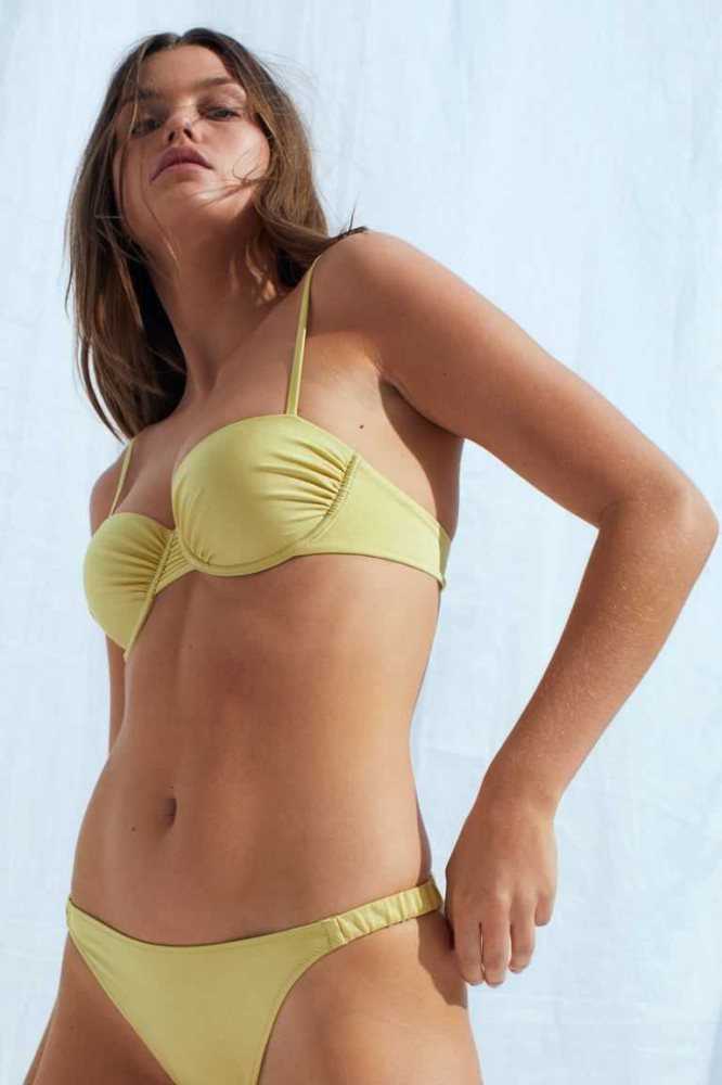 Ropa De Playa H&M Bikini Bottoms Mujer Verdes Claro | 028753BZH