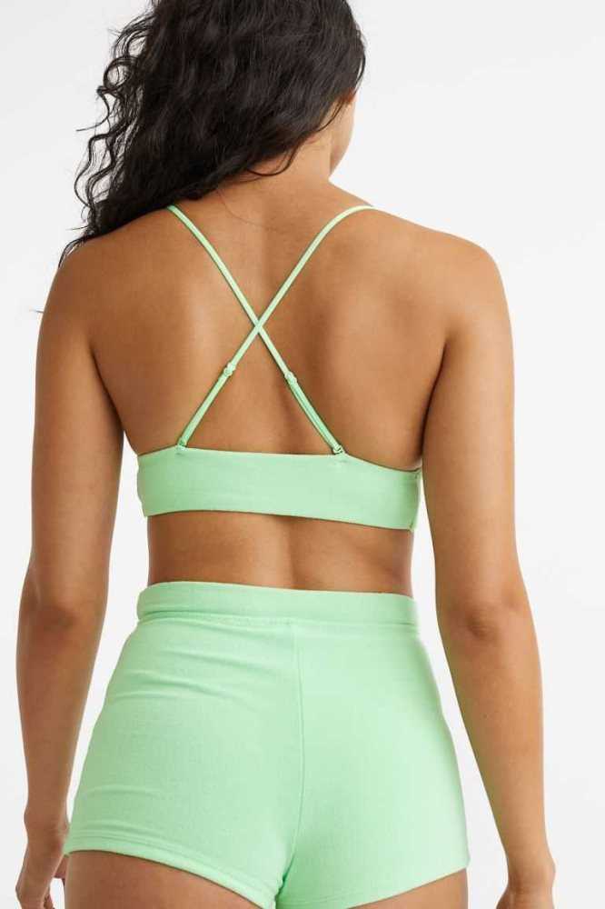 Ropa De Playa H&M Bikini Bottoms Mujer Verdes | 324109LGI