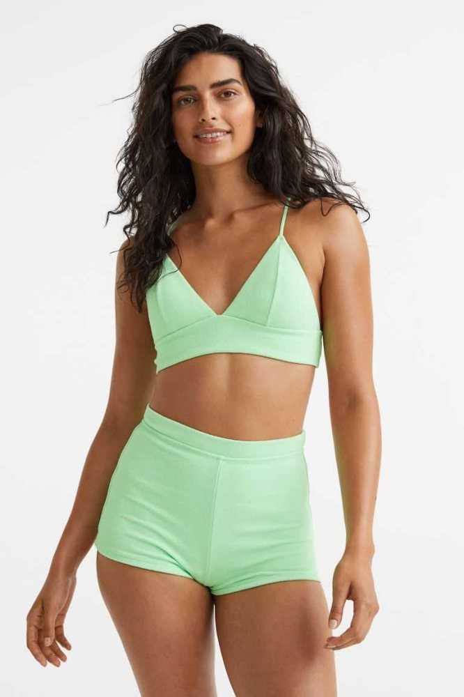 Ropa De Playa H&M Bikini Bottoms Mujer Verdes | 324109LGI