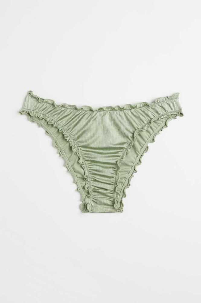 Ropa De Playa H&M Bikini Bottoms Mujer Verdes | 824051ZAF