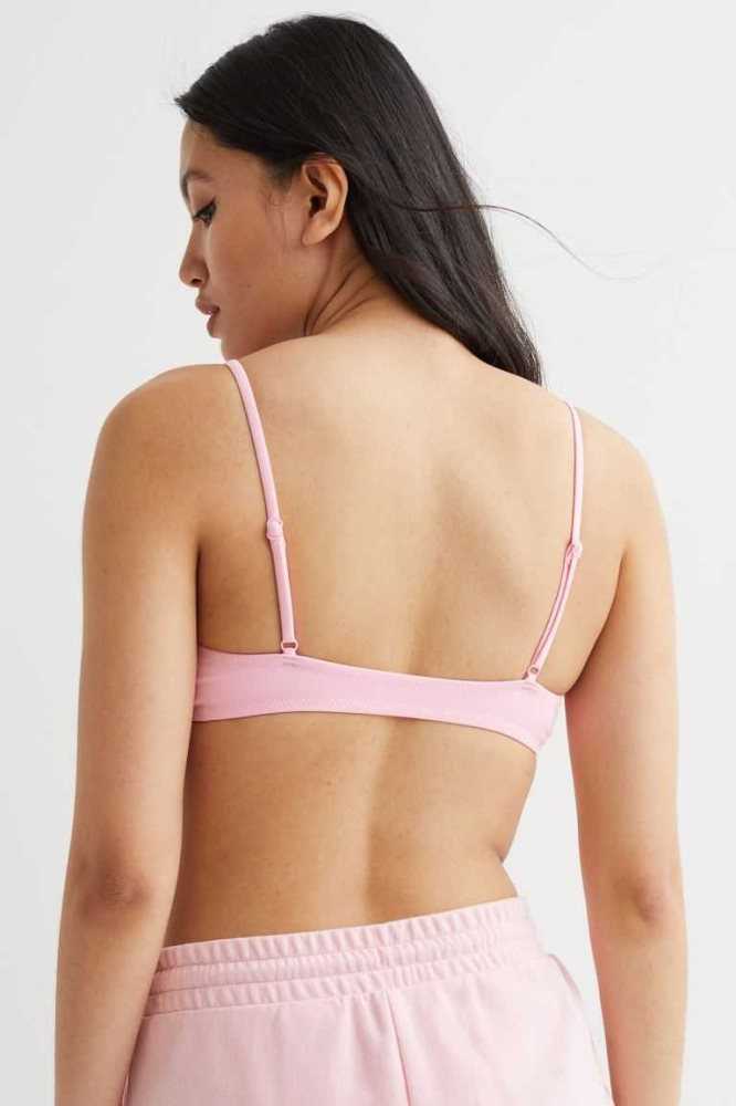 Ropa De Playa H&M Bikini Top Mujer Morados | 690182DQI