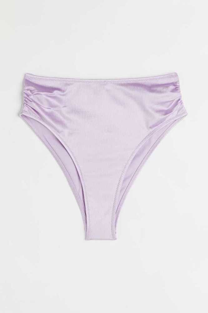 Ropa De Playa H&M Brazilian Bikini Bottoms Mujer Morados Claro | 046719PXN