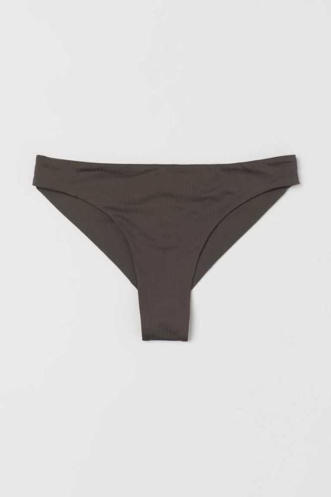 Ropa De Playa H&M Brazilian Bikini Bottoms Mujer Marrom | 142930DIA