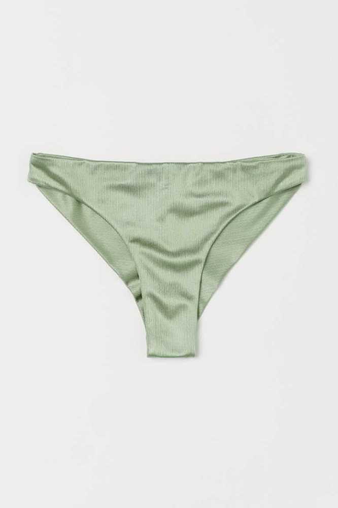 Ropa De Playa H&M Brazilian Bikini Bottoms Mujer Marrom | 142930DIA