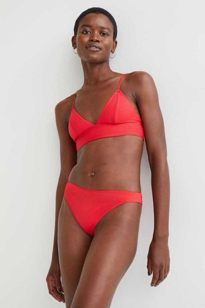 Ropa De Playa H&M Brazilian Bikini Bottoms Mujer Negros | 235476PWK