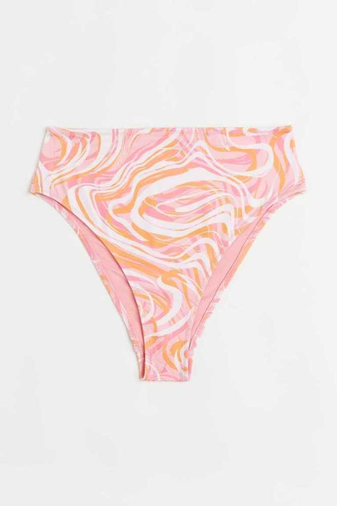 Ropa De Playa H&M Brazilian Bikini Bottoms Mujer Rosas Claro | 291867KGF