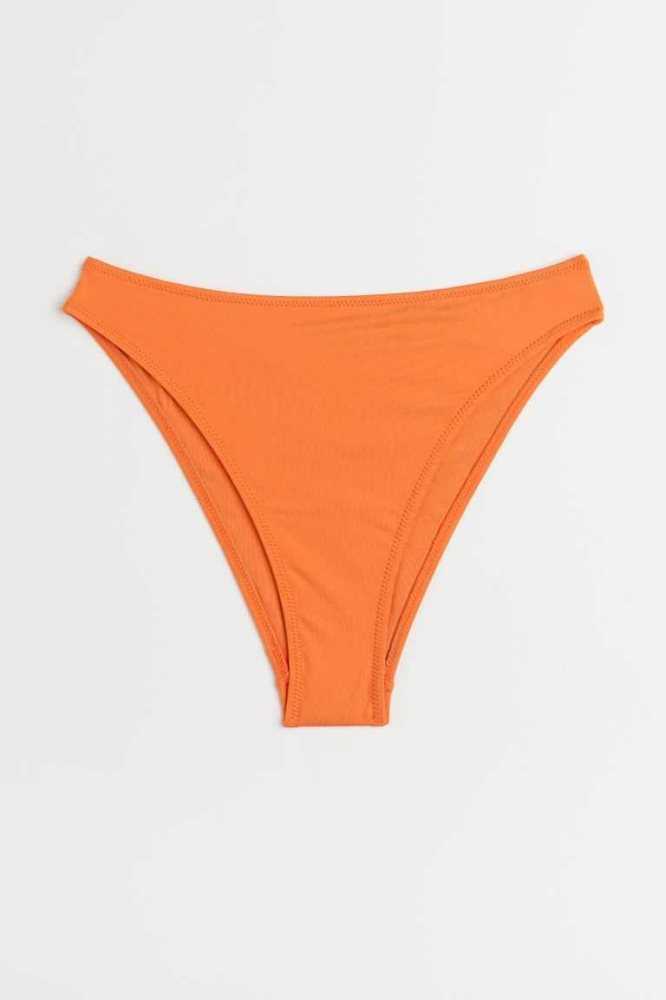 Ropa De Playa H&M Brazilian Bikini Bottoms Mujer Naranjas | 706518XTE