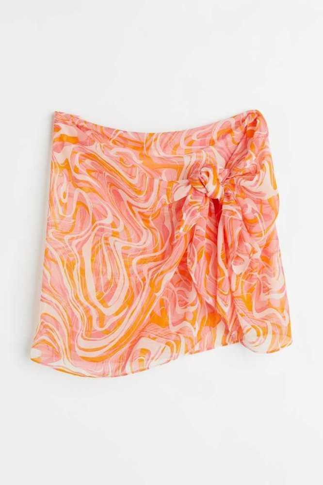 Ropa De Playa H&M Corta Sarong Mujer Naranjas | 948735NKR