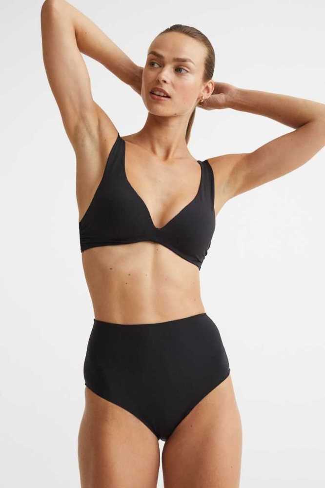 Ropa De Playa H&M Push-up Bikini Top Mujer Azules Oscuro | 483521SIB