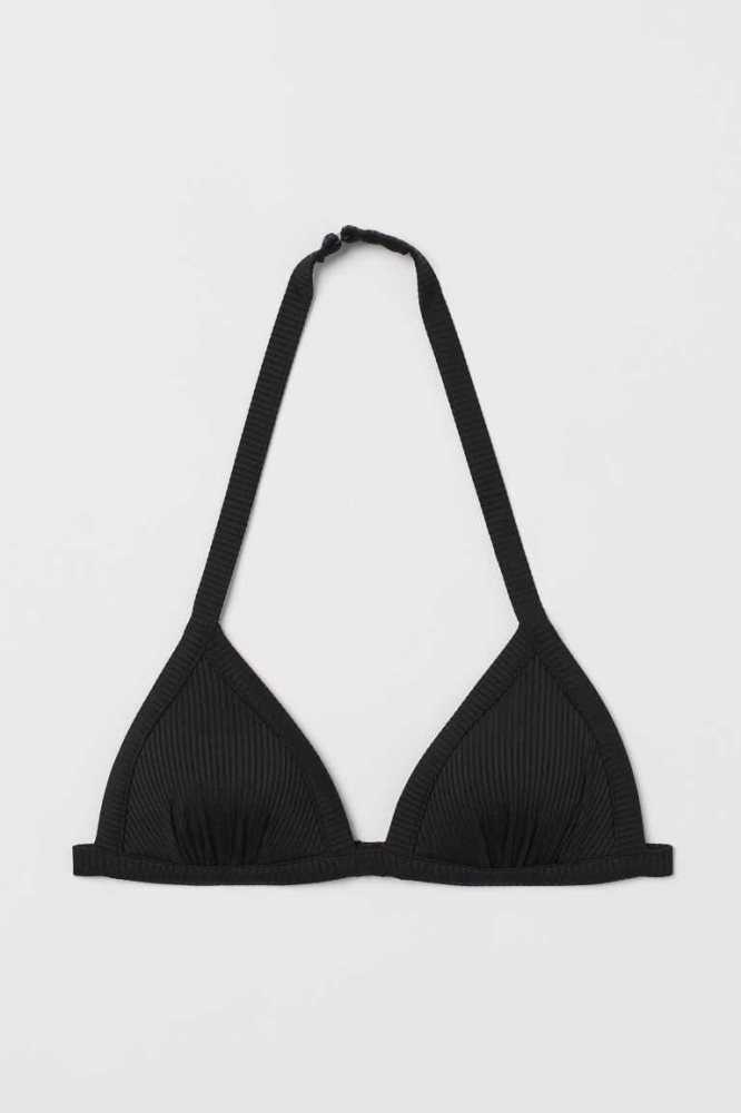 Ropa De Playa H&M Push-up Triangle Bikini Top Mujer Rojos Claro | 205634AUC