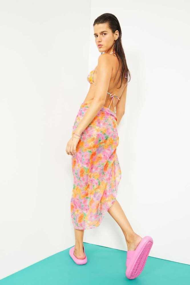 Ropa De Playa H&M Sarong Mujer Turquesa | 673152WSX