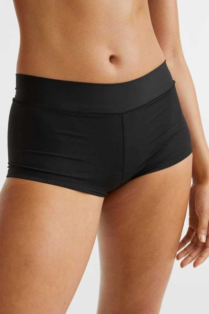 Ropa De Playa H&M Shortie Bikini Bottoms Mujer Amarillos | 064237KHB