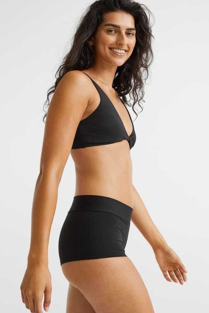 Ropa De Playa H&M Shortie Bikini Bottoms Mujer Amarillos | 064237KHB