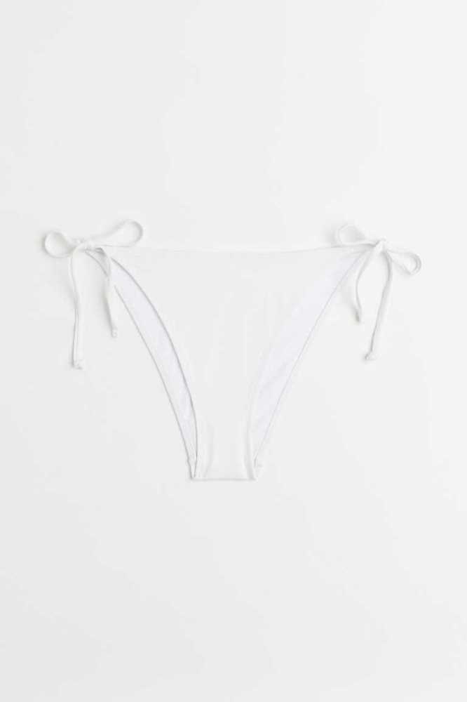 Ropa De Playa H&M Tie Bikini Bottoms Mujer Marrom | 068391FIA