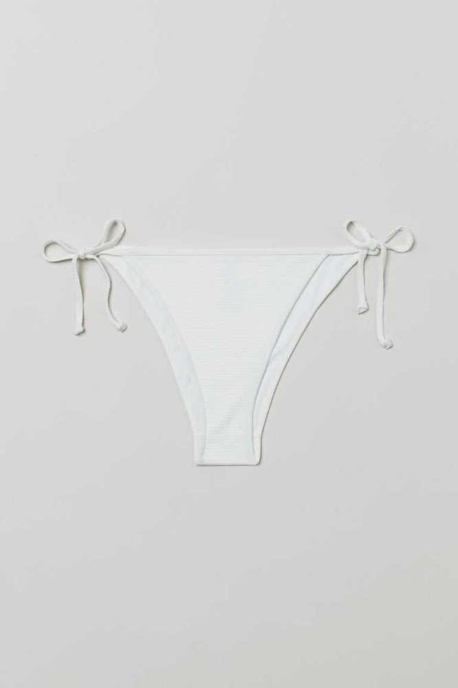 Ropa De Playa H&M Tie Bikini Bottoms Mujer Morados Claro | 074361CLR