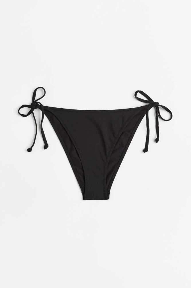 Ropa De Playa H&M Tie Bikini Bottoms Mujer Morados | 163285RPB