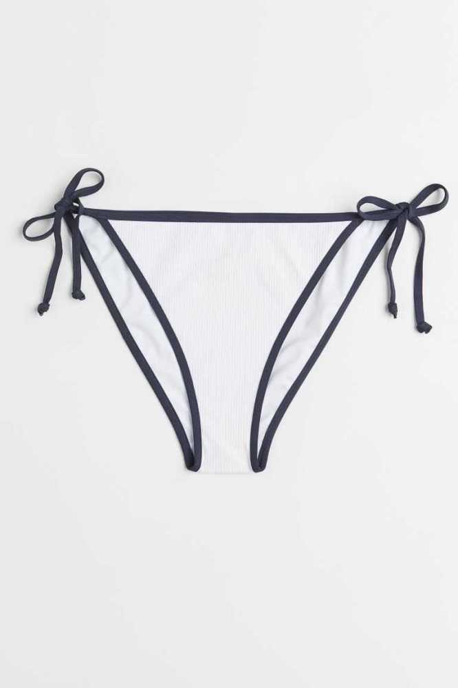 Ropa De Playa H&M Tie Bikini Bottoms Mujer Verdes Claro | 549812AQO