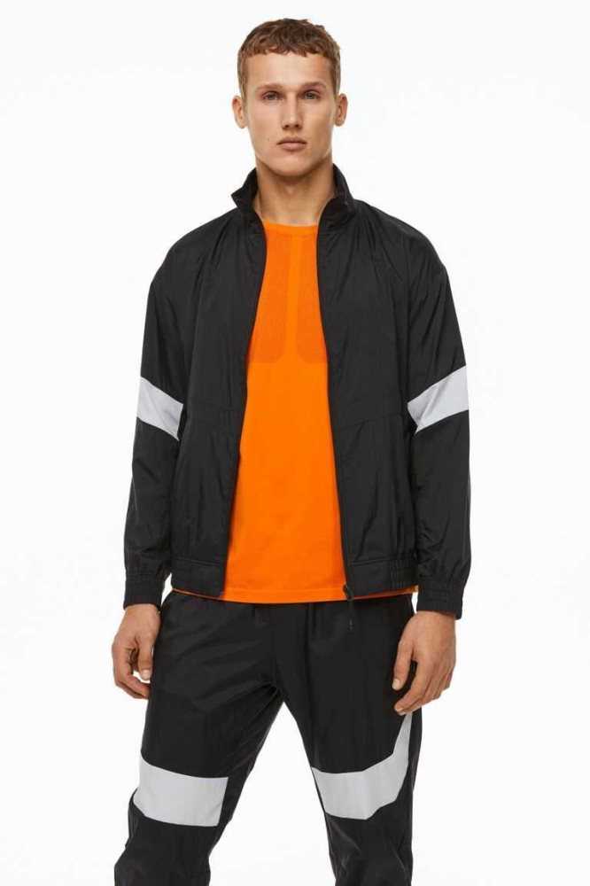 Ropa Deportiva H&M Agua-repellent Pista Jacket Hombre Azules Oscuro Azules Claro | 857041OEQ