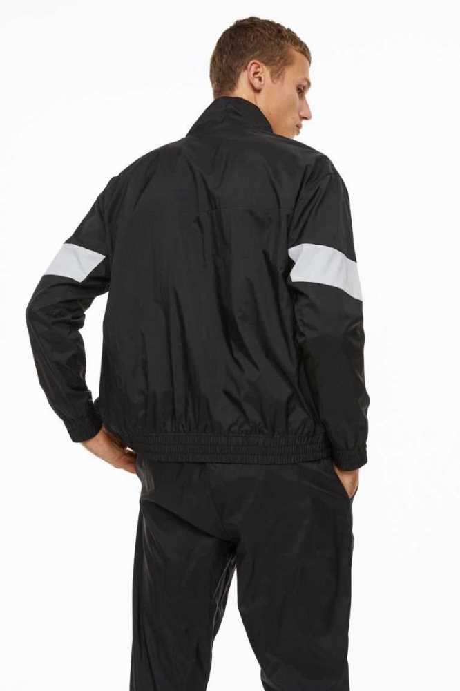 Ropa Deportiva H&M Agua-repellent Pista Jacket Hombre Azules Oscuro Azules Claro | 857041OEQ