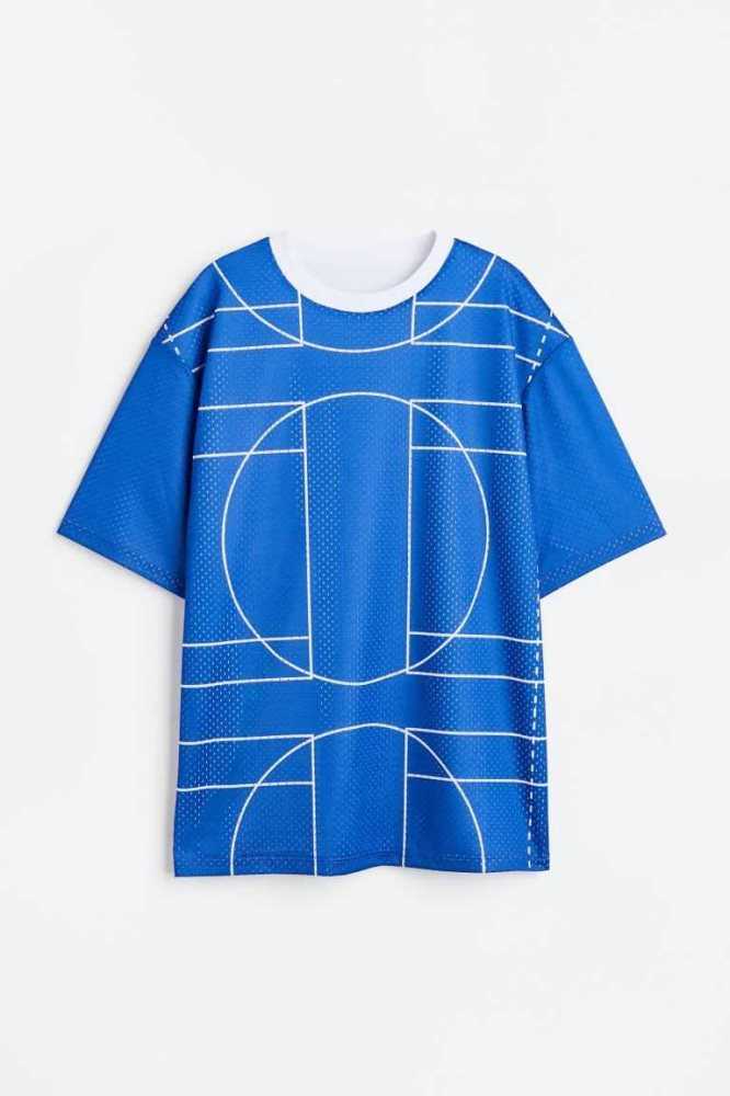 Ropa Deportiva H&M DryMove Reversible top Niños Azules Claro | 537801XZN