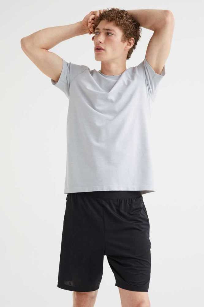 Ropa Deportiva H&M DryMove Seamless top Hombre Rosas Claro | 253649SNX