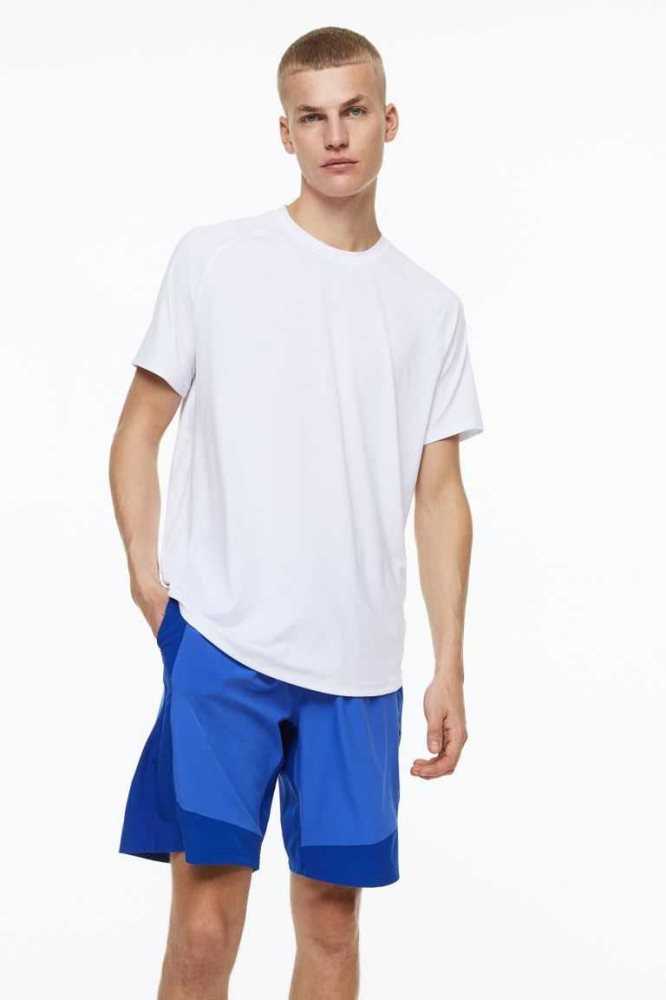 Ropa Deportiva H&M DryMove top Hombre Azules | 854217SHR