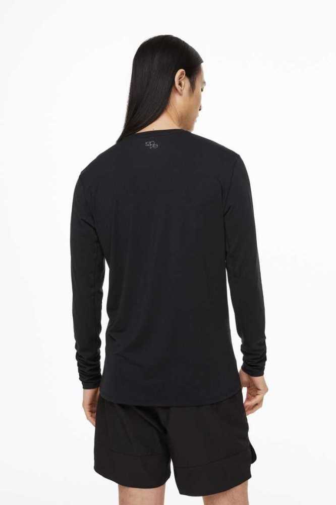 Ropa Deportiva H&M Fast-drying Hombre Negros | 215406MEY