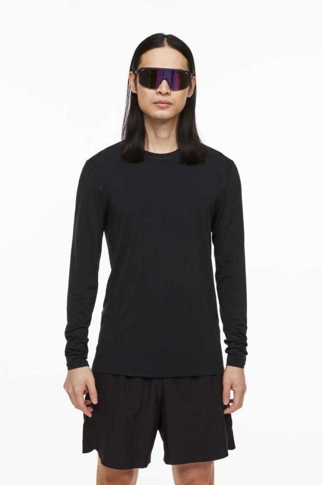 Ropa Deportiva H&M Fast-drying Hombre Negros | 215406MEY