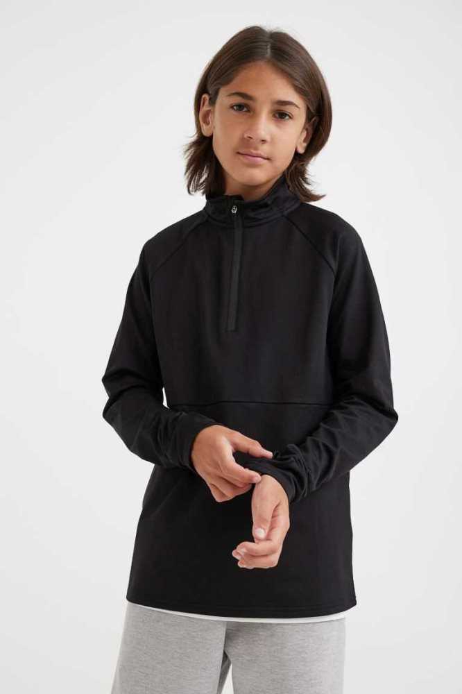 Ropa Deportiva H&M Fast-drying Niños Negros | 091267OLU