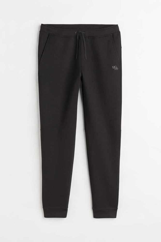 Ropa Deportiva H&M Fast-drying Pista Pants Hombre Negros | 340728AVK