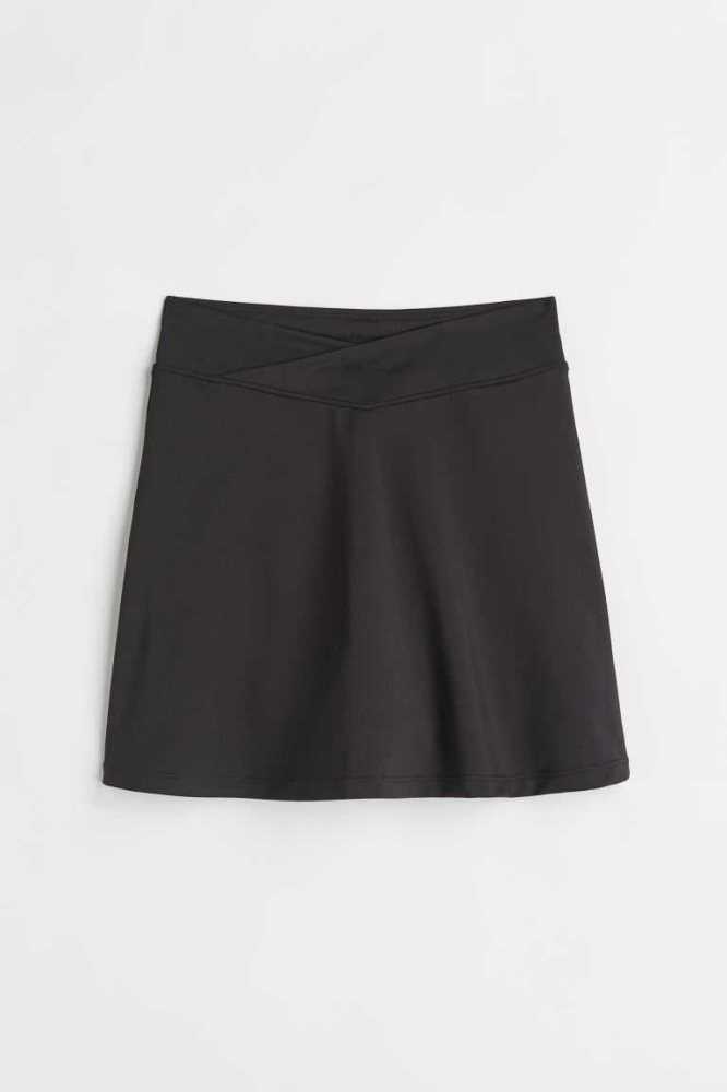 Ropa Deportiva H&M Pista SkirtBike Niños Negros | 073984VSM