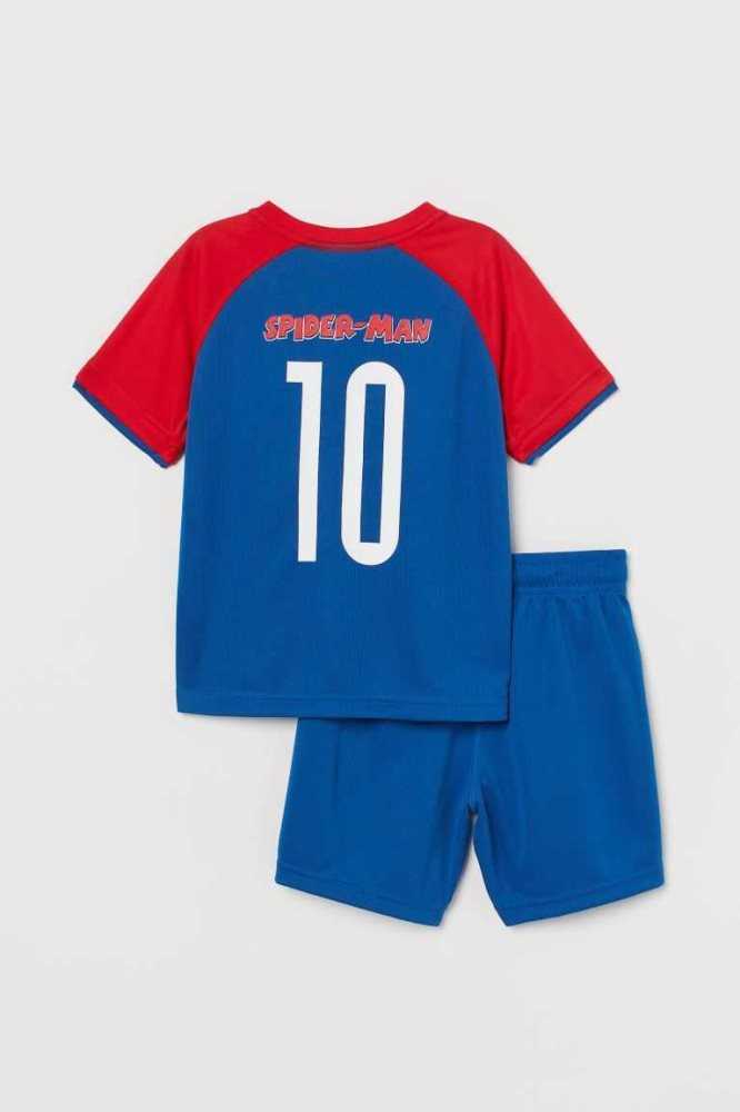 Ropa Deportiva H&M Printed Soccer Set Niños Negros | 358740OWU